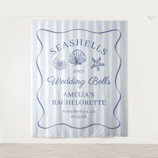 Seashells & Wedding Bells Bachelorette Weekend Tapestry
