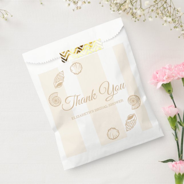 Seashells & Wedding Bells Bridal Shower Favour Bags (Sealed)