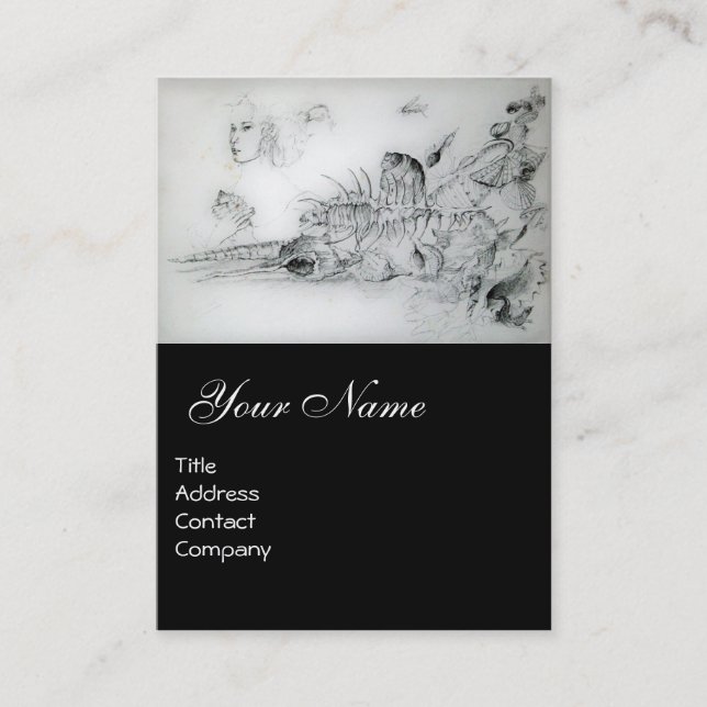 SEASHELLS WITH YOUNG GIRL BUSINESS CARD (Front)