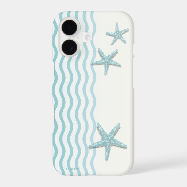 Seashore Abstract of Surf & Starfish  (Back)