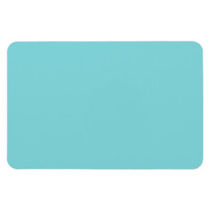 Seashore Blue Personalised Aqua Teal Background Magnet