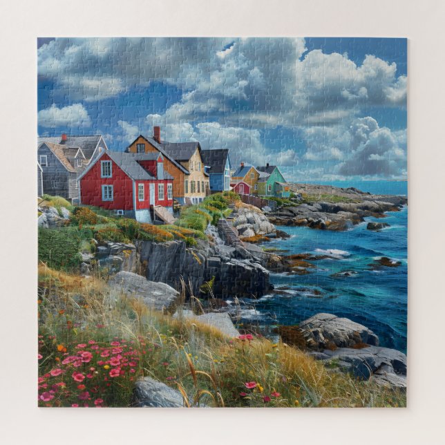 Seashore Cottage Puzzle (Vertical)