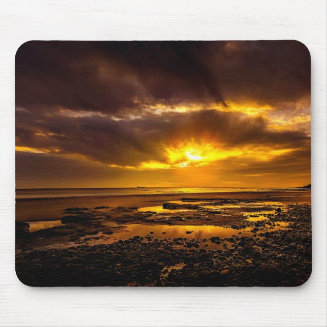 Seashore During Sunset Mouse Pad (Front)