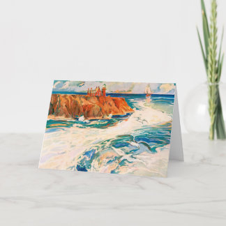 Seashore Greeting Card to Customise