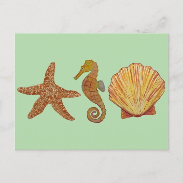 Seashore Holiday Postcard (Front)