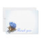 Seashore Hydrangea Flat Card Thank You