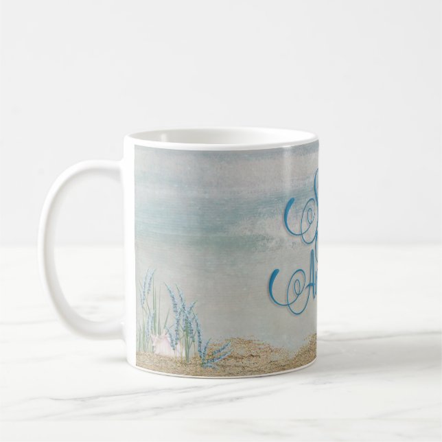 seashore inspiration coffee mug (Left)