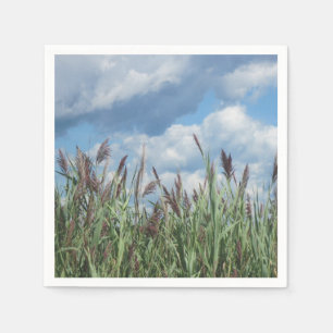 Seashore Marsh Grass Paper Napkin
