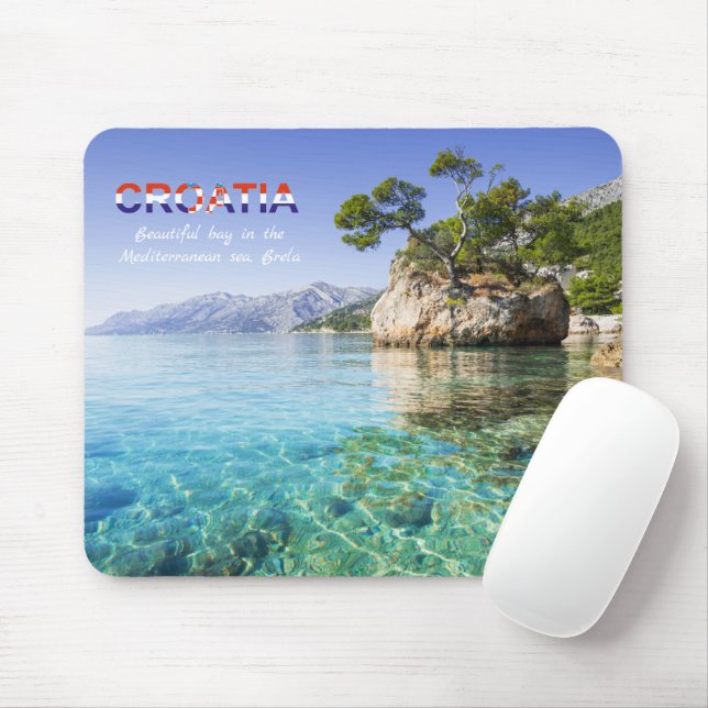 Seashore near Brela | Dalmatia | Croatia Mouse Pad (With Mouse)