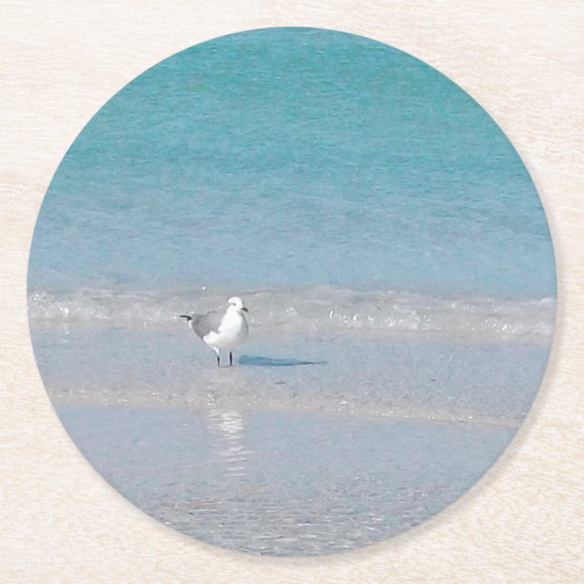 Seashore Paper Coaster (Front)