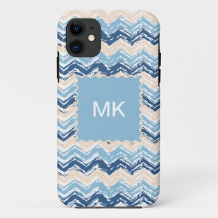 Seashore Scribble ZigZag Case-Mate iPhone Case