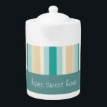 Seashore Stripes Pattern<br><div class="desc">Seashore Stripes Pattern - with colours of the beach and sea- sand, ocean blue, sky blue, and foam. Perfect design for men or for women. We have left all of the images used in this design customisable - You can play with them to your hearts content- Click the orange 'CustomizeThis'...</div>