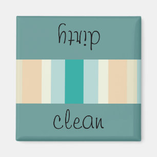 Seashore Stripes Pattern Magnet