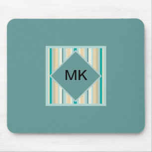 Seashore Stripes Pattern Mouse Pad