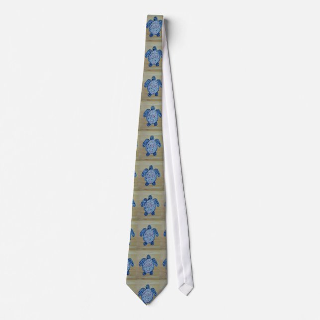 Seashore Turtle Tie (Front)