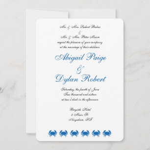 "Seashore" Wedding Invitations