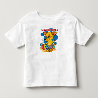 Seaside Adventures: Kids' Summer Beach Toddler T-Shirt