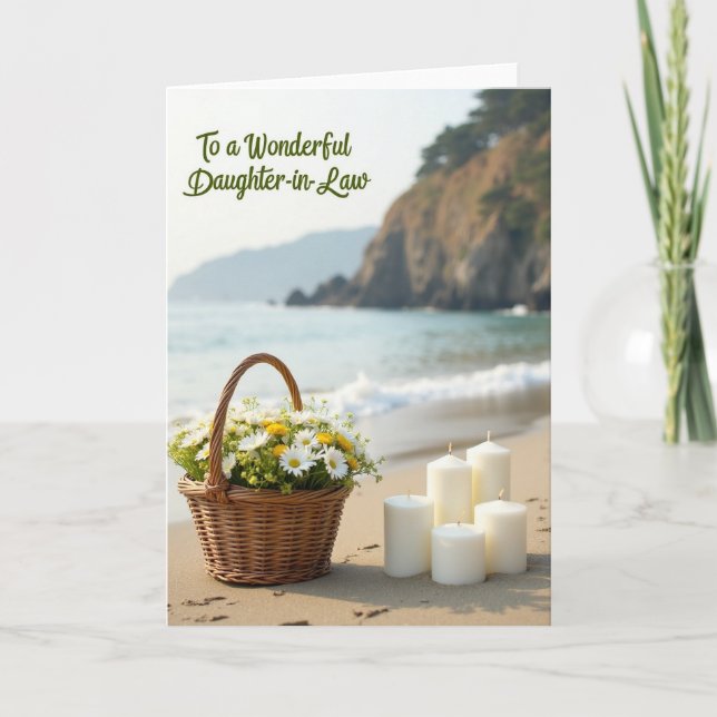 Seaside Affection Mothers Card (Front)