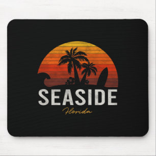 Seaside Beach Florida Fl Palms Vacation Surf Sunse Mouse Pad