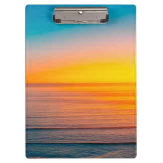 Seaside beach sunrise  clipboard