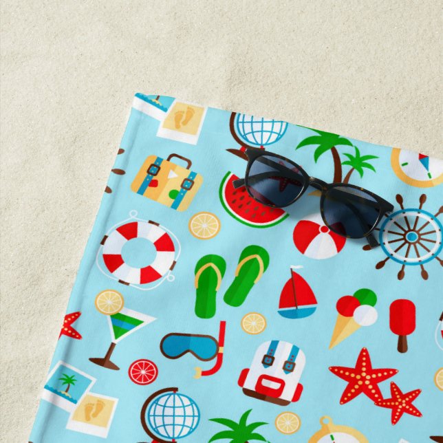 Seaside Beach Towel (In Situ)