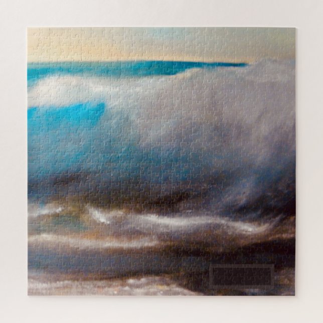 Seaside Big Waves Dreaming  Jigsaw Puzzle (Vertical)