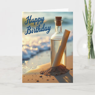 Seaside Birthday Wish Card