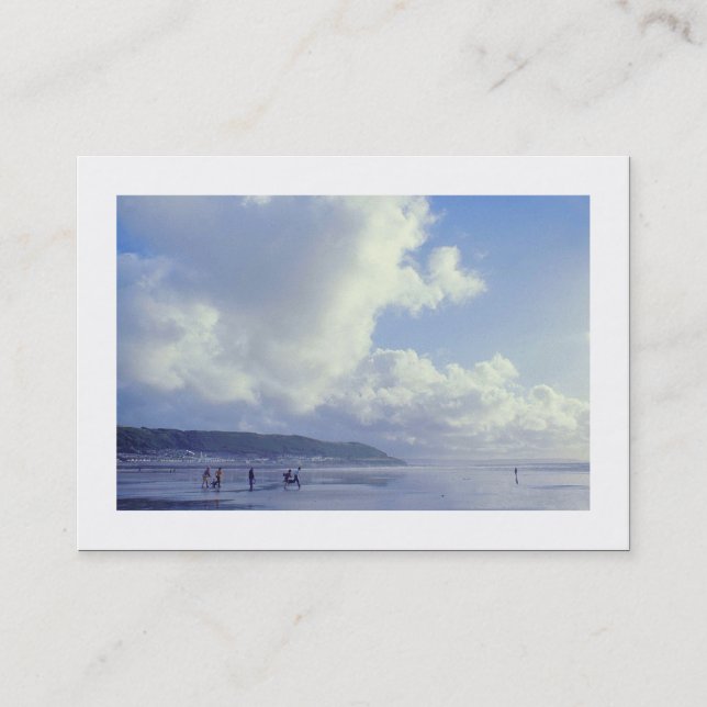 Seaside (Bordered) Business Card (Front)