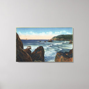 Seaside & Cannon Beach, Oregon Canvas Print