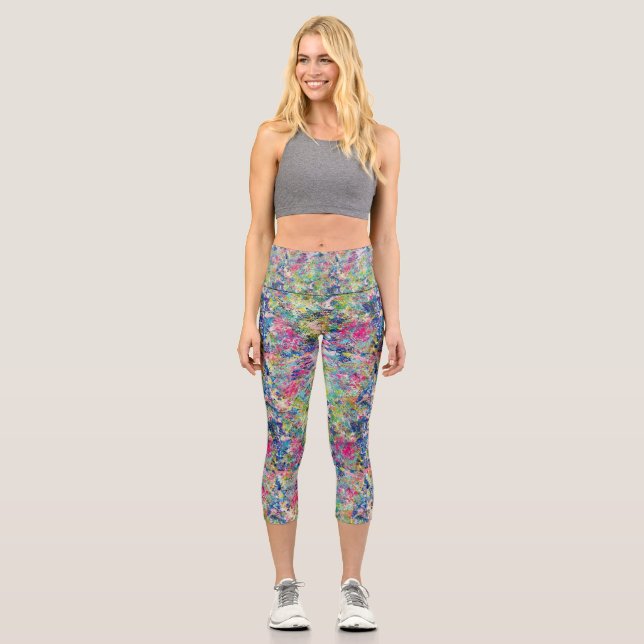 Seaside Capri Leggings (Front)