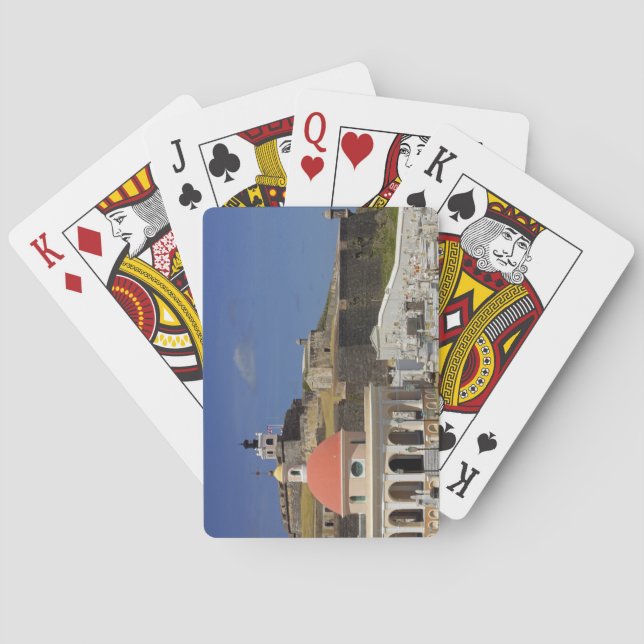 Seaside cemetery of Puerto Rico Playing Cards (Back)