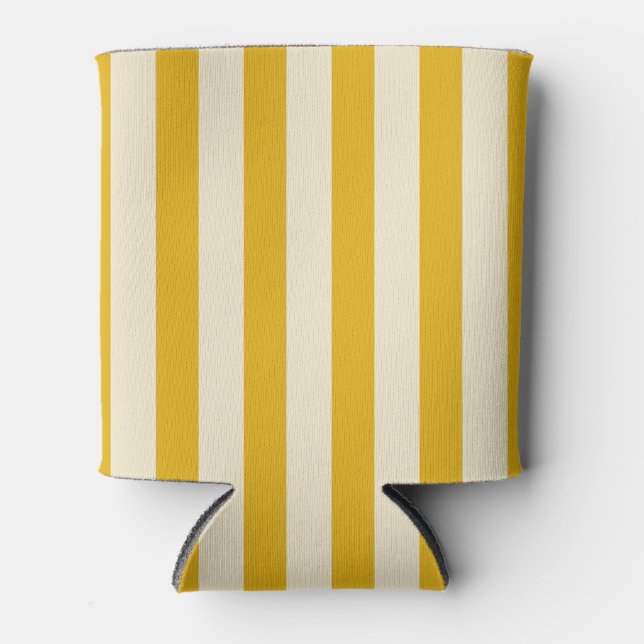 Seaside Clean Warm Sunflower Striping Can Cooler (Front)