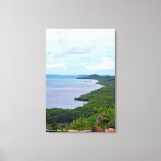 Seaside Coast Beach Landscape Travel Photography Canvas Print