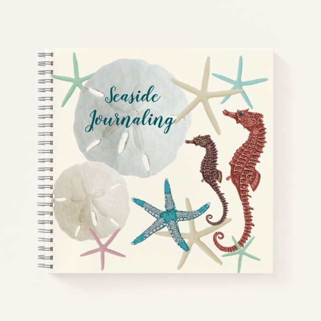Seaside Collection Beach Themed Journal Notebook (Front)
