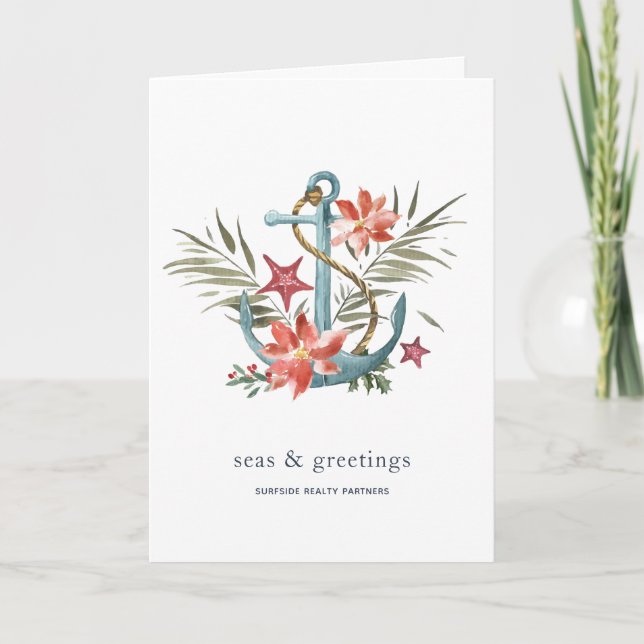 Seaside | Corporate Holiday Card (Front)