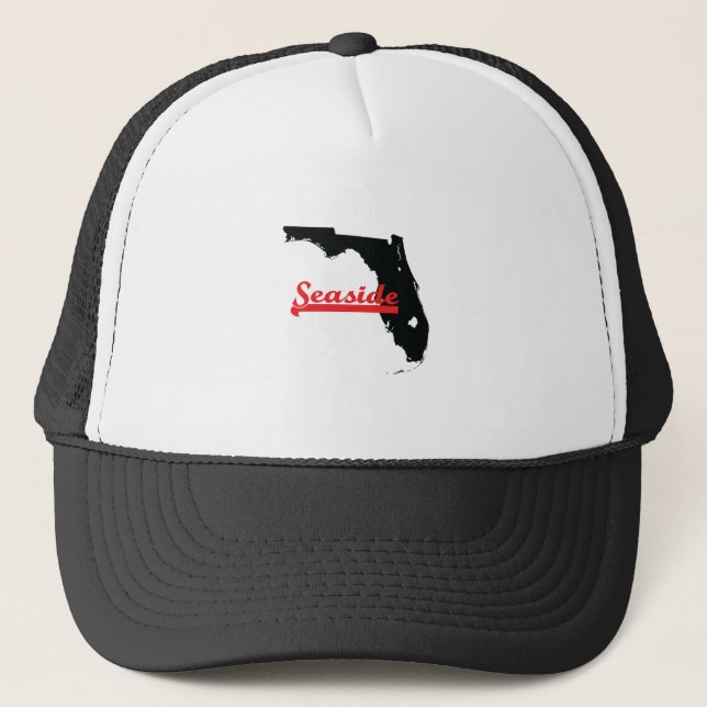 Seaside Florida. Trucker Hat (Front)