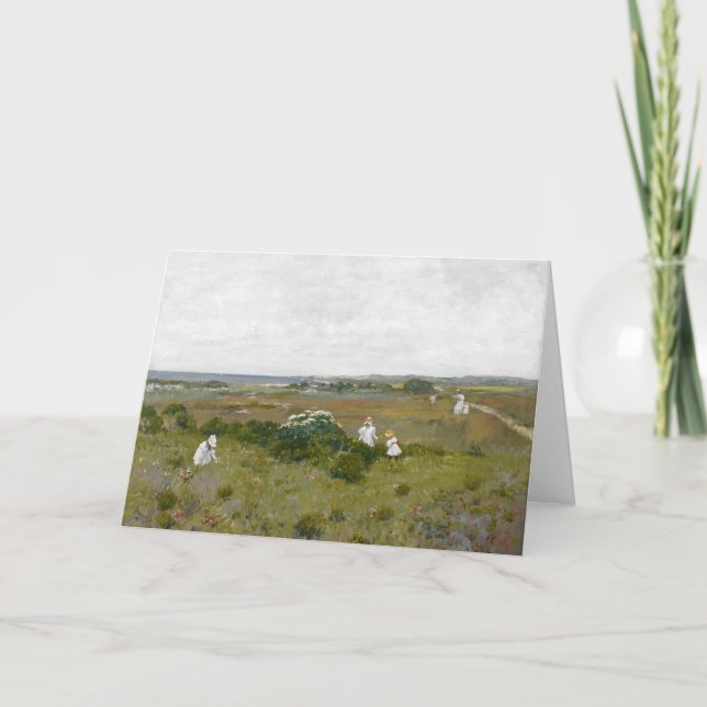 Seaside Flowers | William Merritt Chase Card (Front)