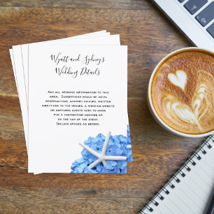 Seaside Garden Vertical Enclosure Details Invitation