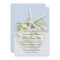 Seaside Garden White Floral Wedding Invitation