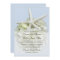 Seaside Garden White Floral Wedding Invitation