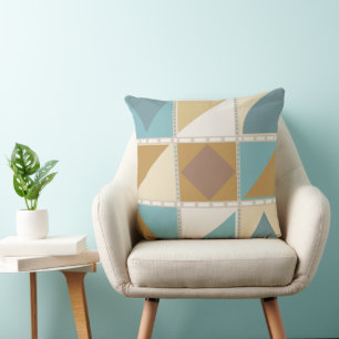 Seaside Geometry Cushion