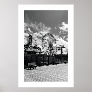 Seaside Heights Boardwalk Ferris Wheel Poster