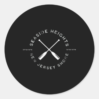 Seaside Heights New Jersey Shore T  Classic Round Sticker