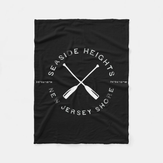 Seaside Heights New Jersey Shore T  Fleece Blanket (Front)