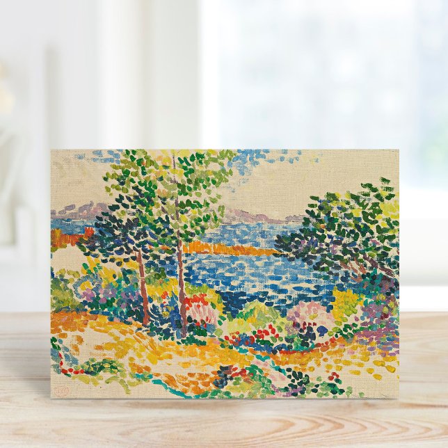 Seaside in the Mediterranean | Henri-Edmond Cross Card (Creator Uploaded)