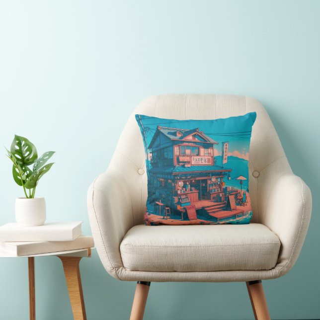 Seaside Lofi Dreams Cushion (Chair)