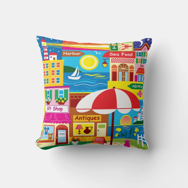 Seaside Memories Cushion (Front)