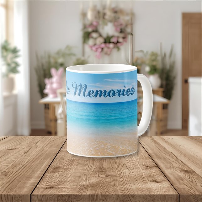 Seaside Memories Personalized Mug (Creator Uploaded)