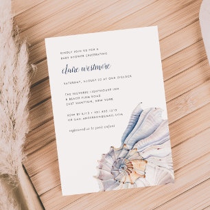Seaside   Nautical Baby Shower Invitation