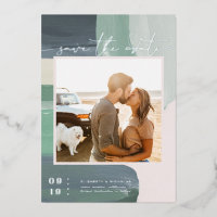Seaside Ocean Glass | Photo Save The Date